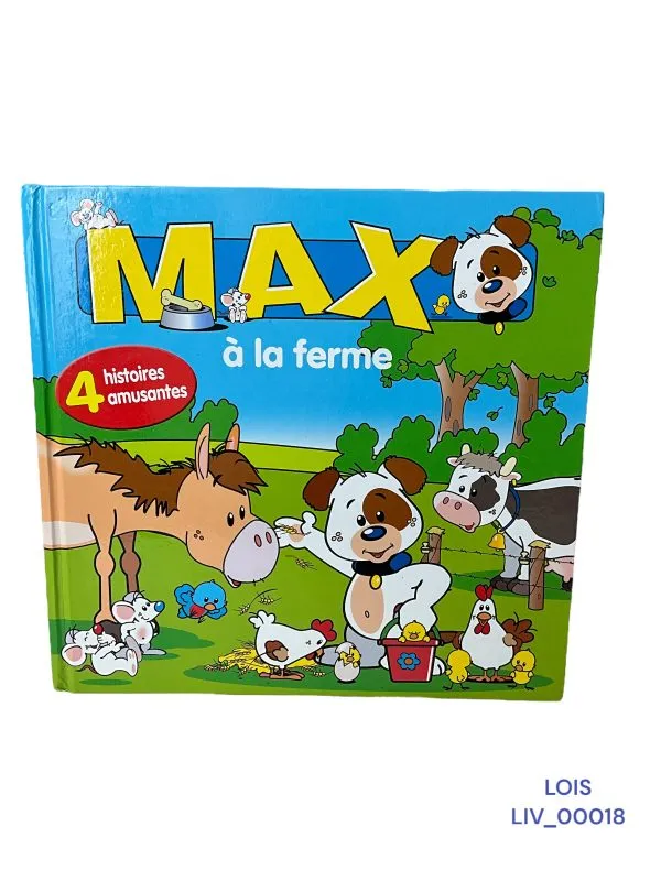 Livre Max à la ferme