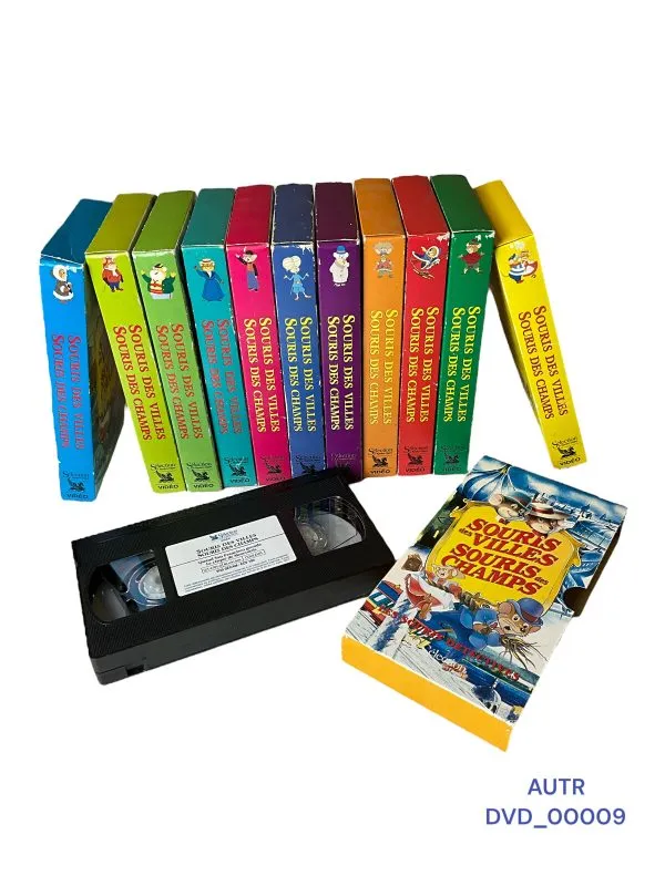 Cassettes VHS “Souris des villes, souris des champs”