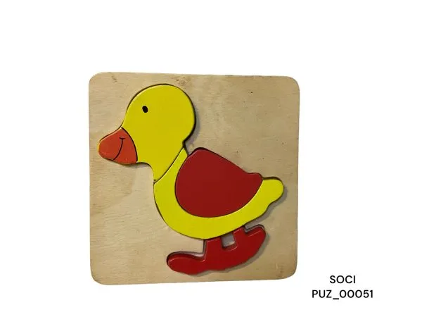 Puzzle canard bois