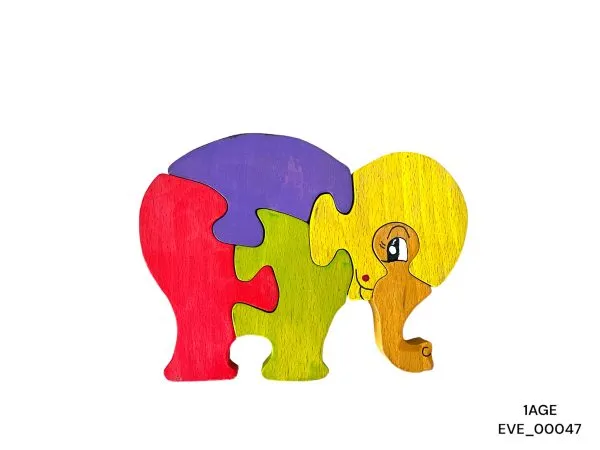 Puzzle en bois – éléphant