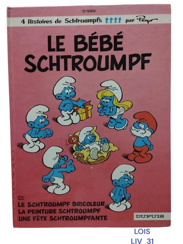 Le bébé Schtroumpf – Vintage