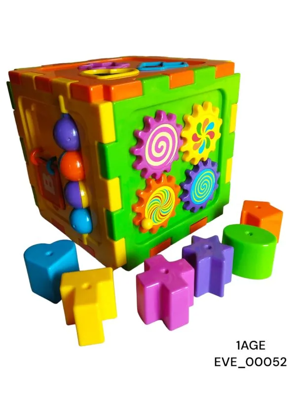 Cube activités d’éveil formes et couleurs