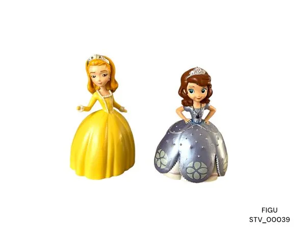 2 figurines Princesses Disney