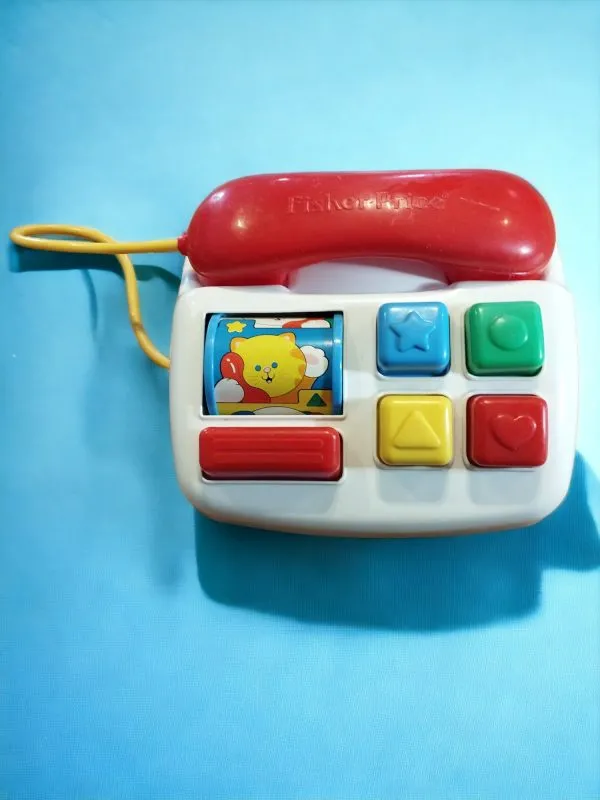 Téléphone vintage de fischer price de 1991