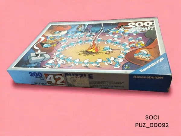 Puzzle schtroumpf, 80's, Collection