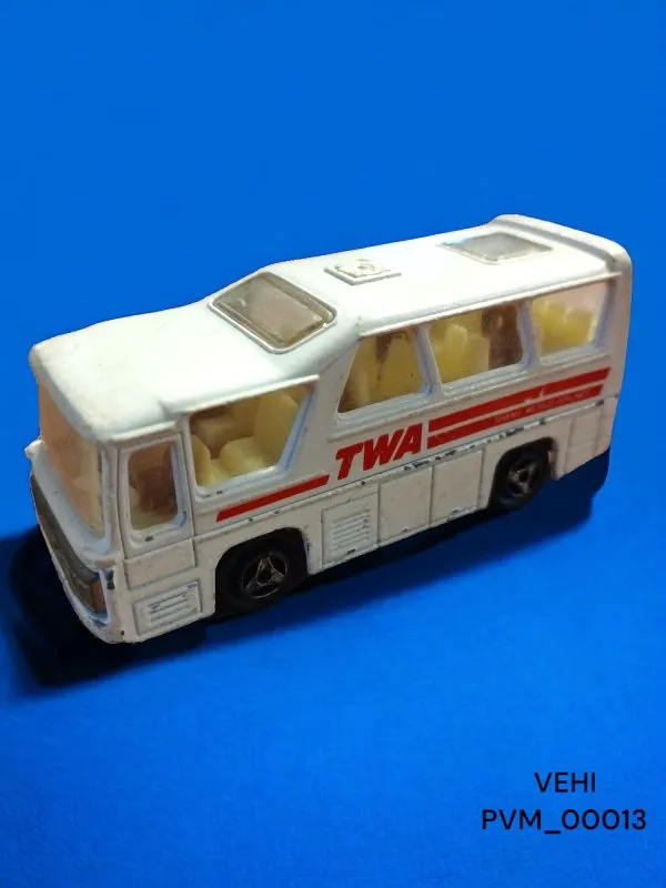 Bus TWA Majorette en métal