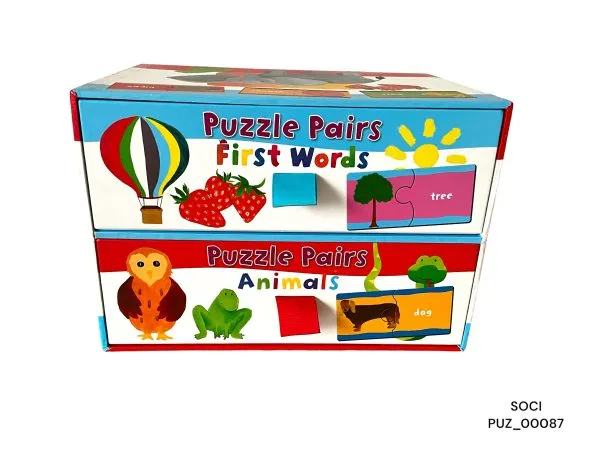 Puzzle Pairs First words & animals