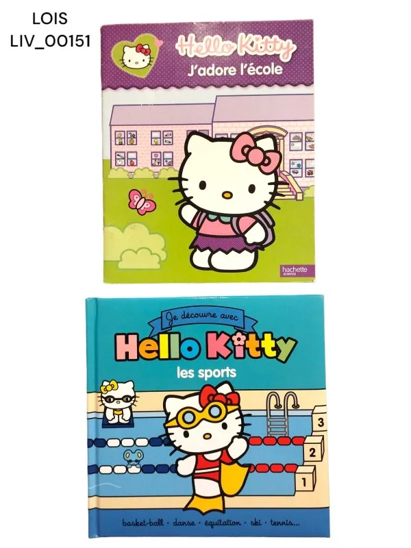 2 livres d’Hello Kitty