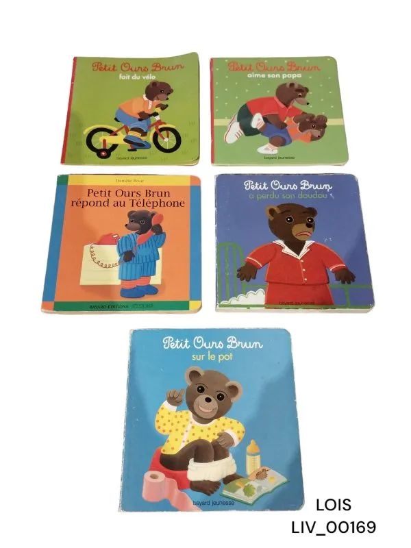 Lot de livres Petit ours brun