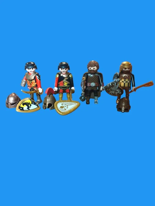 Playmobil – lot de 4 chevaliers