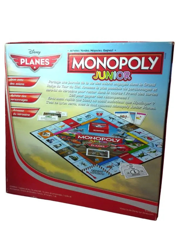 Monopoly junior planes