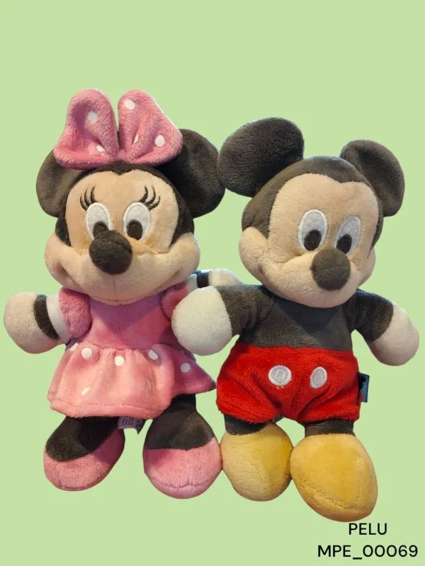Peluches de Mickey et Minnie