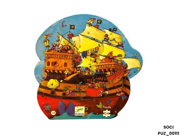 Puzzle bateau de pirates